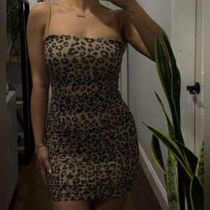 Leopard Print Bodycon Dress